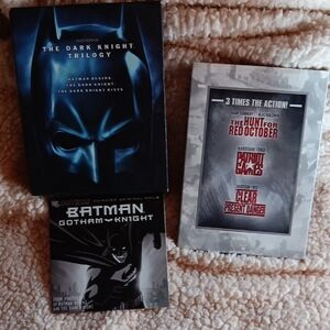 The Dark Knight Trilogy and Batman Gotham Knight DVD Set